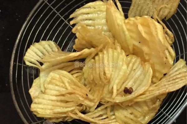 油炸土豆片的做法图解5