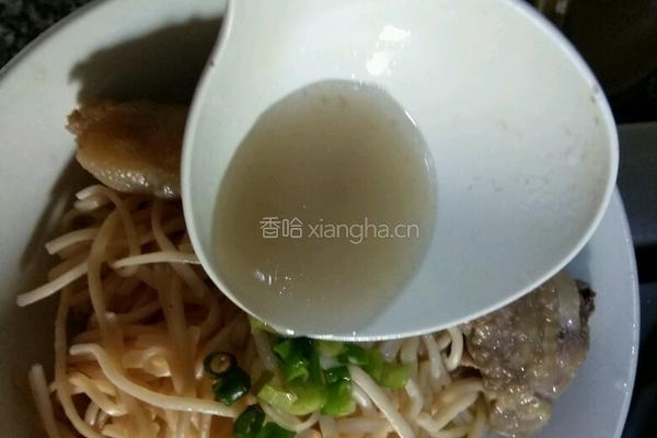 鸡汤面的做法图解4