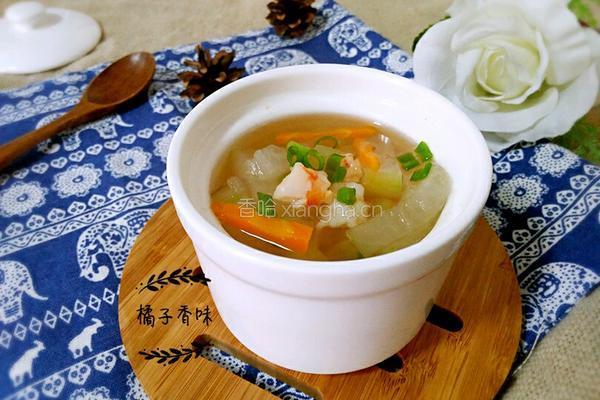冬瓜虾仁汤的做法图解5