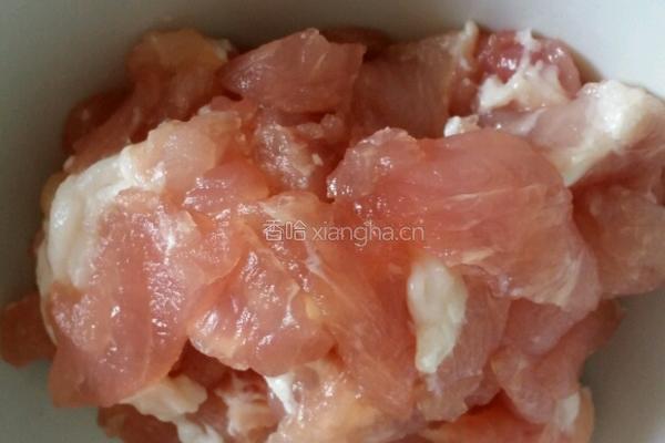 蘑菇肉片的做法图解1