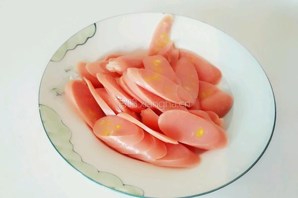 豆角炒香肠的做法图解3