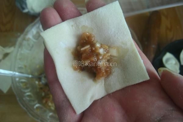 煎馄饨的做法图解4