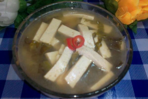 酸菜豆腐汤的做法图解6