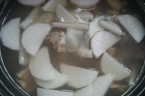 墨鱼干排骨萝卜汤的做法图解8