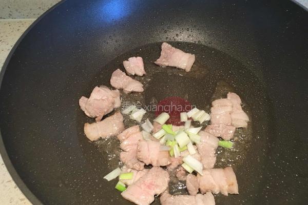 猪肉炒豆角的做法图解4