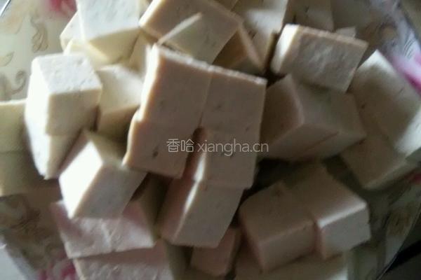 红烧豆腐的做法图解2