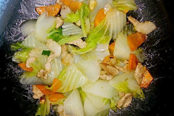 白菜猪肉炒木耳的做法图解9