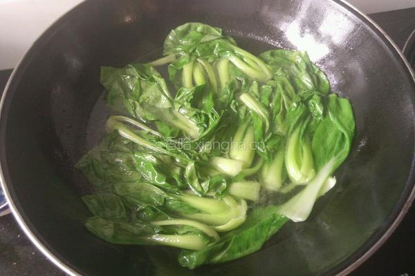 凉拌小油菜的做法图解4