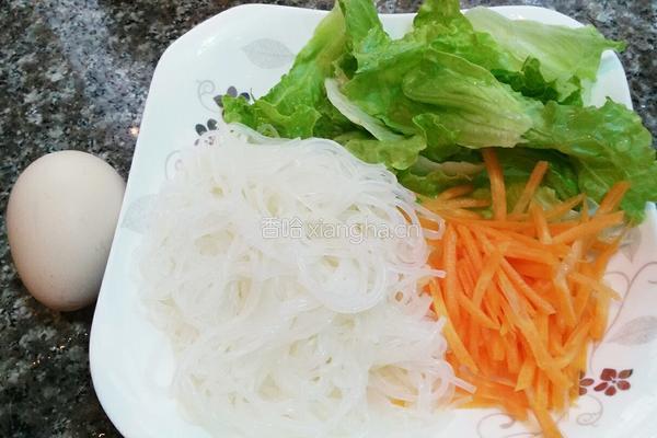 蛋炒粉的做法图解4