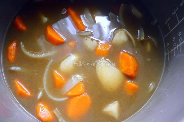咖喱牛腩焖土豆的做法图解5