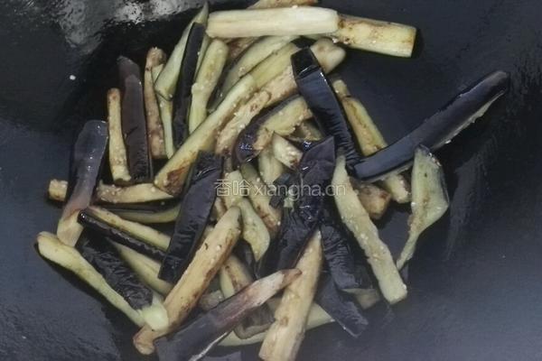 酱爆肉末茄子的做法图解2