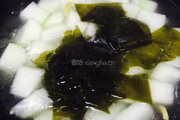 海带冬瓜汤的做法图解7
