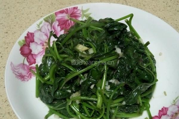 炒红薯叶的做法图解8