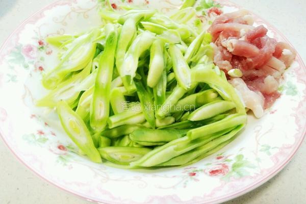 炒芸豆丝的做法图解2