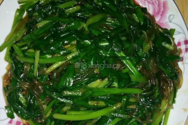 韭菜炒粉条的做法图解6