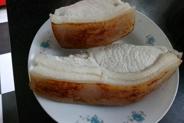 辣炒肥肉的做法图解2