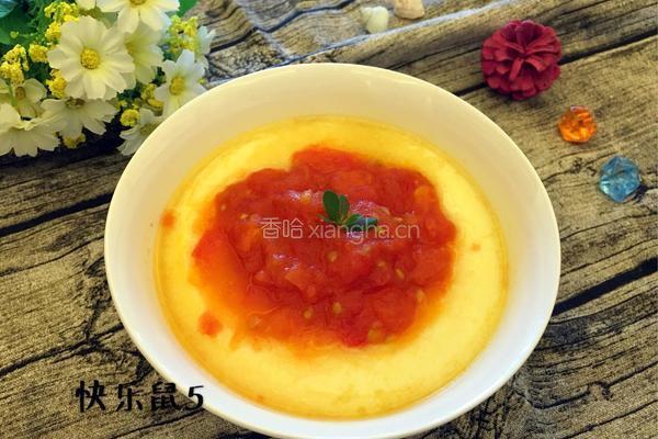 番茄蒸蛋的做法图解12