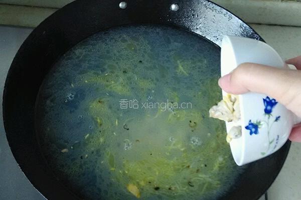 蛤蜊疙瘩汤的做法图解4
