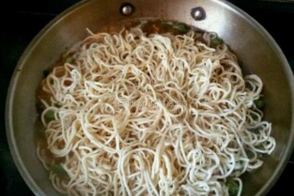 豆角蒸面条的做法图解9