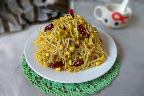 酸辣黄豆芽的做法图解8