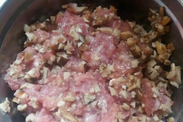 火龙果彩色水饺香菇猪肉馅的做法图解4