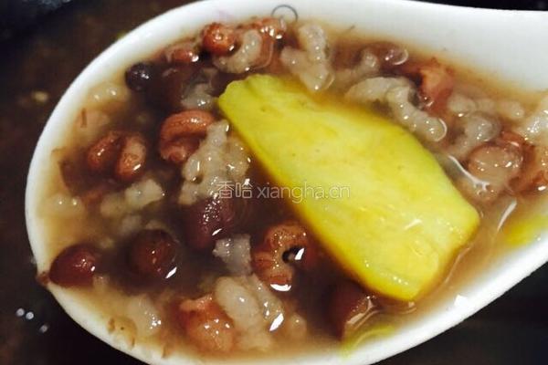红豆薏米地瓜粥的做法图解6