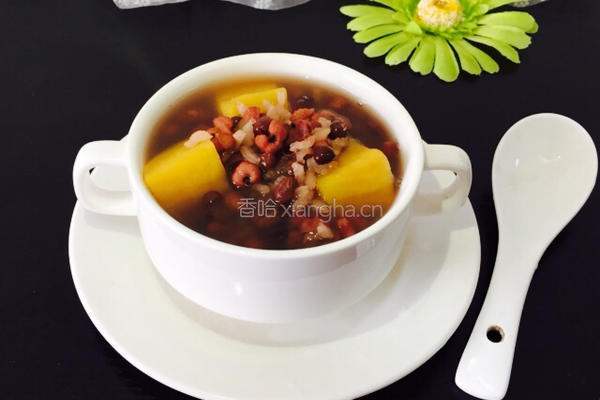 红豆薏米地瓜粥的做法图解7