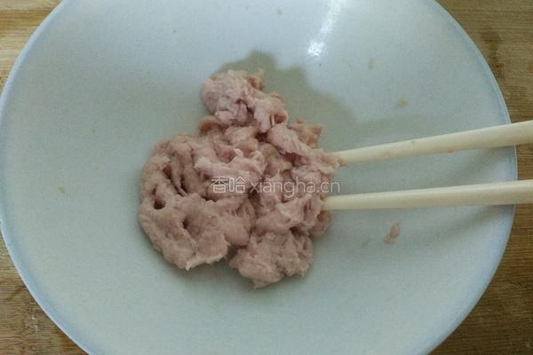 丝瓜瘦肉粥的做法图解3