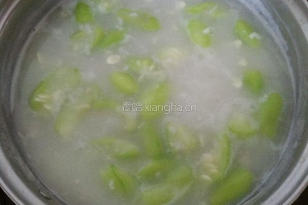 丝瓜瘦肉粥的做法图解7