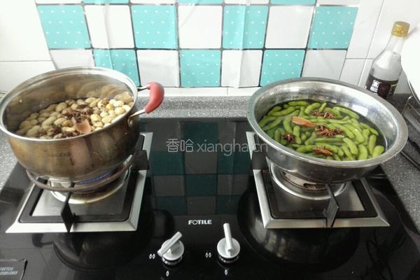五香毛豆花生的做法图解6