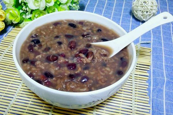红豆黑豆大米粥的做法图解6