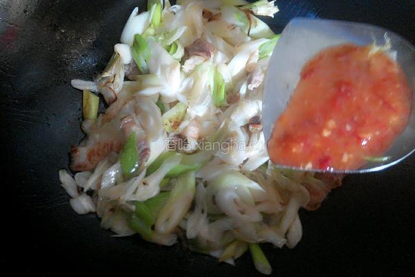 大葱炒肉的做法图解6