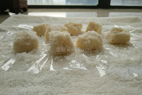 椰蓉牛奶小方的做法图解8