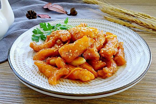 糖醋肉段的做法图解14