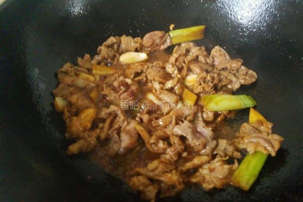 爆炒羊肉的做法图解7