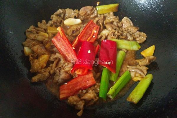 爆炒羊肉的做法图解8