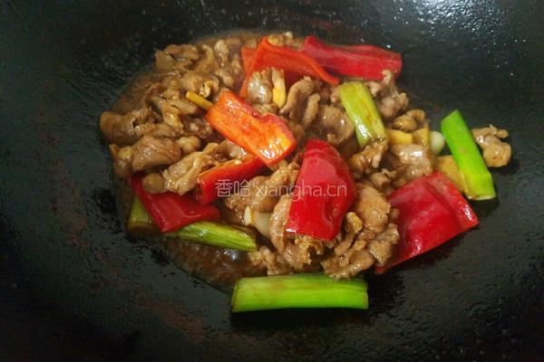 爆炒羊肉的做法图解9