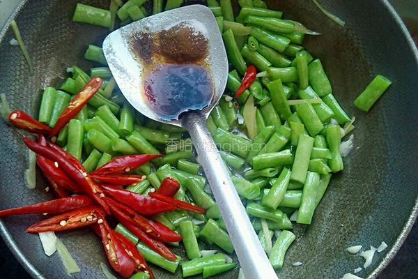 清炒四季豆的做法图解5