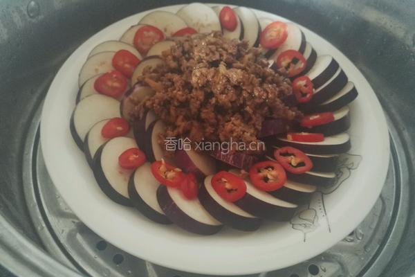肉沫蒸茄子的做法图解7