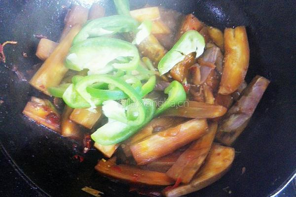 豆瓣酱茄子的做法图解7