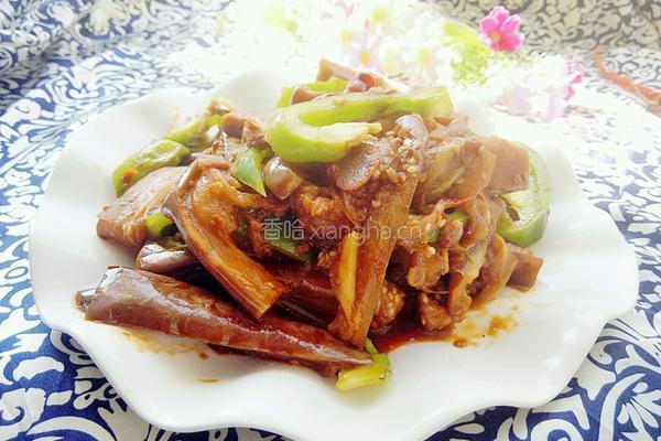 豆瓣酱茄子的做法图解8