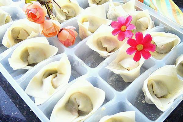 素馅馄饨的做法图解7