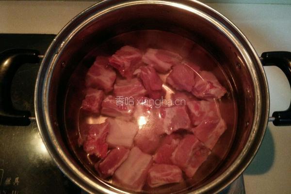 葱烧排骨的做法图解3
