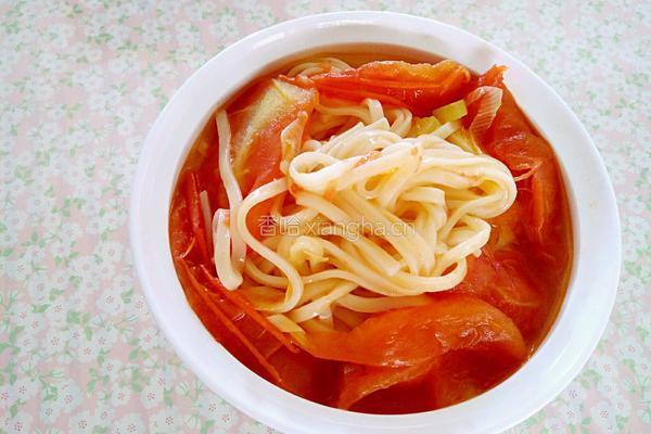 西红柿炝锅面的做法图解8