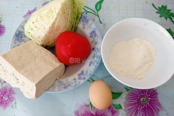 豆腐蛋花汤的做法图解1