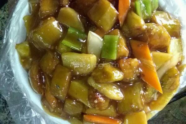 地三鲜盖饭的做法图解4