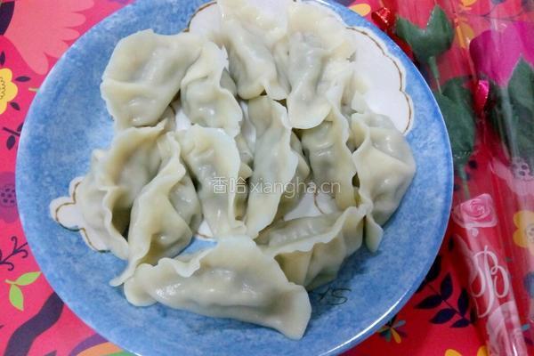 青椒馅饺子的做法图解7