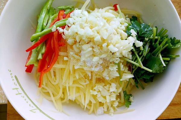 呛拌香菜土豆丝的做法图解9