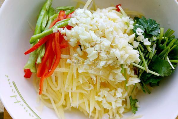 呛拌香菜土豆丝的做法图解11