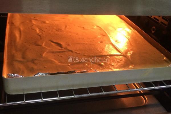 抹茶瑞士卷的做法图解16